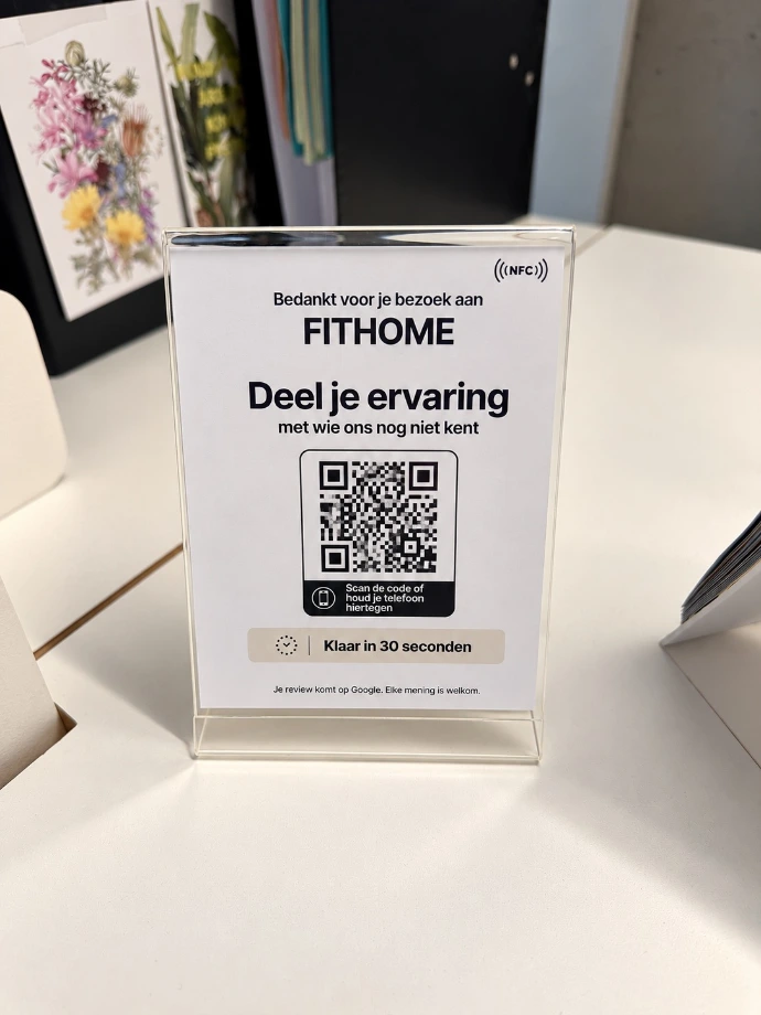 Sterrenwacht-display aan het onthaal van Fithome