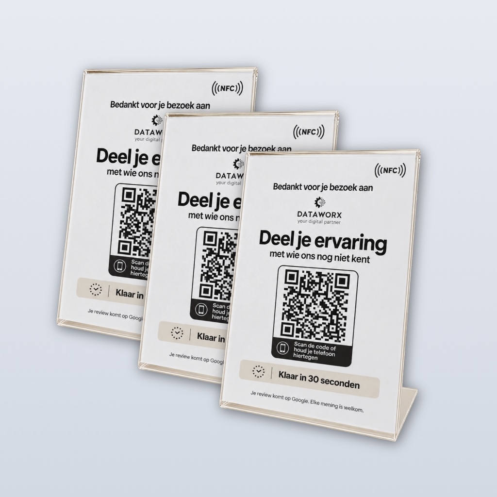 Displayset van 3 stuks